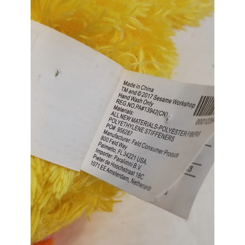 Sesame Street Live Big Bird Plush Feld Entertainment Yellow Bird 2017 18 inch